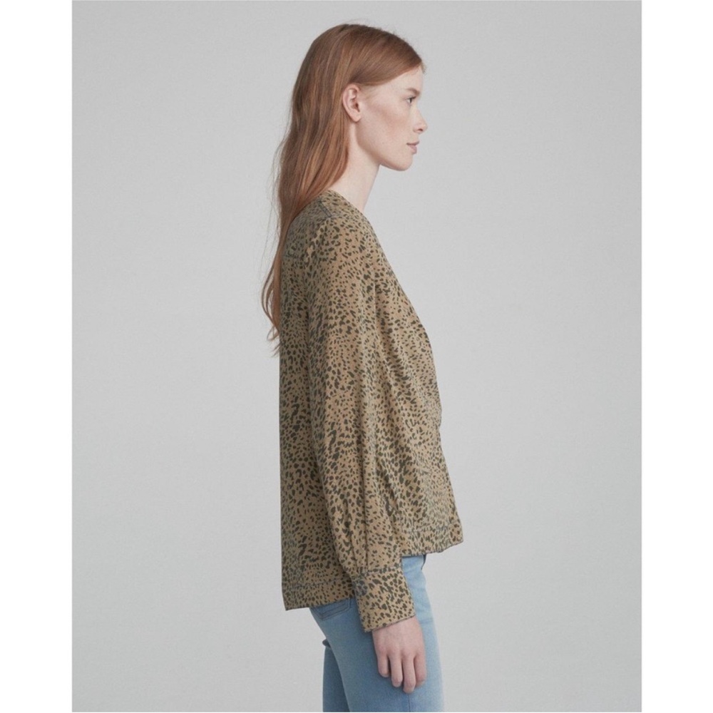 Rag & Bone Shields Leopard Print Top - image 3